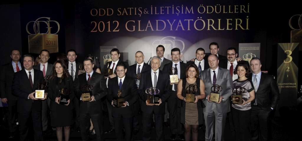 ODD Satış ve İletişim Ödülleri, 2012 Gladyatörleri Sahiplerini Buldu