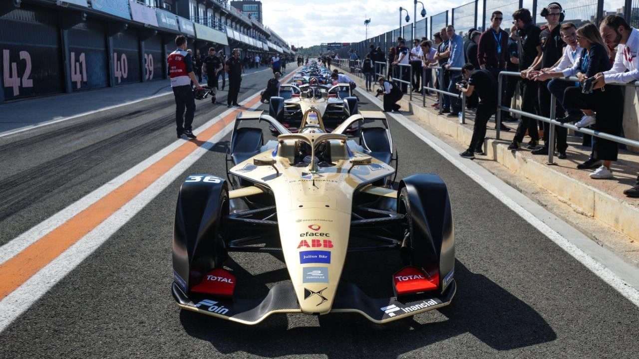 DS Techeetah Piste Çıkmaya Hazır