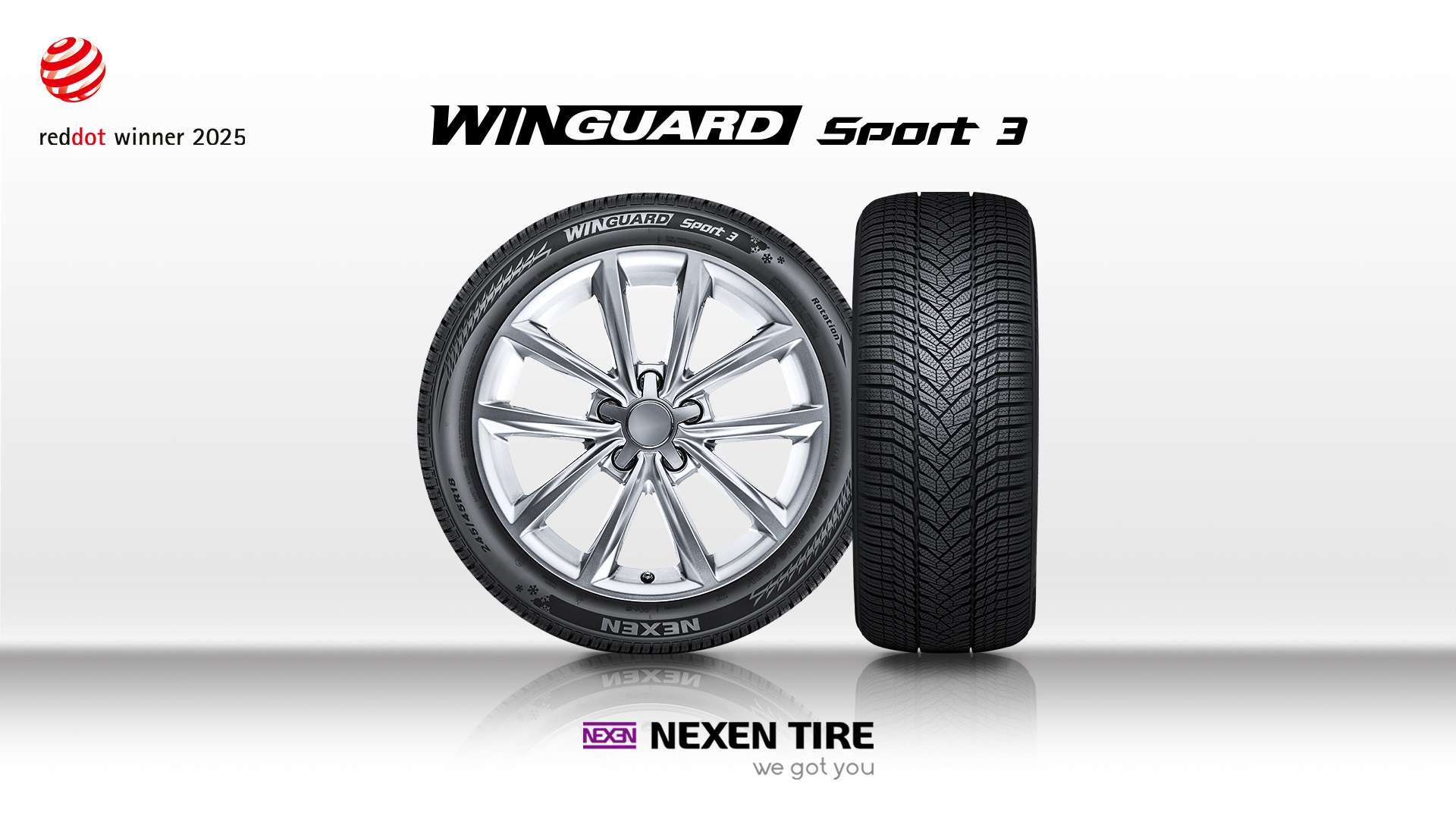 NEXEN TIRE, Kış Lastiği ‘WINGUARD Sport 3’ ile 2025 Red Dot Tasarım Ödülü’nü Kazandı