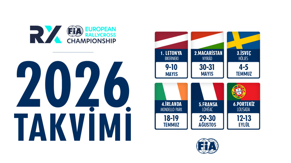 Avrupa Rallikros Şampiyonası 2026 Takvimi Açıklandı