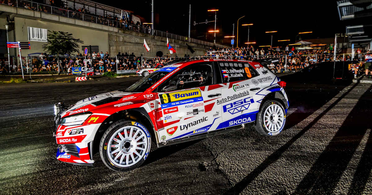 Zlín’de ERC Barum Rallisi Heyecanı