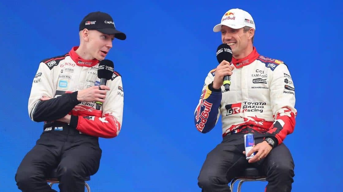 Sami Pajari ve Sebastien Ogier Finlandiya Rallisi’nde yarışıyor