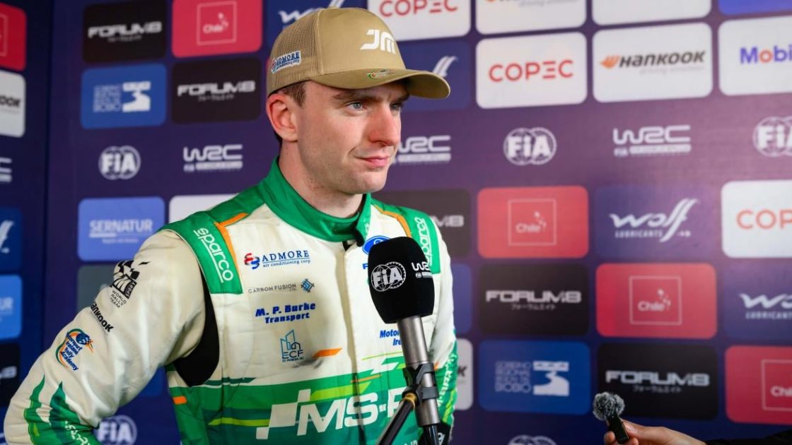 Josh McErlean Rally Sardinya yarışında.
