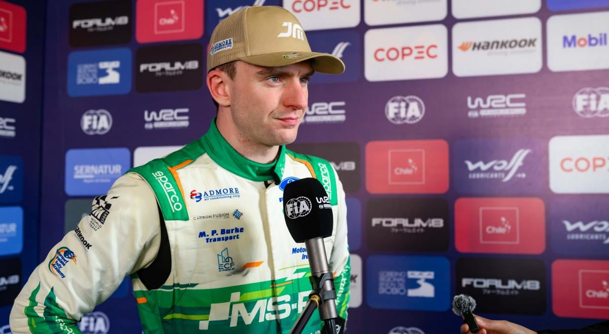 Josh McErlean Rally Sardinya yarışında.